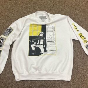 Naruto original magna sweatshirt size l.  Very rare item !